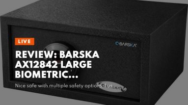 Top rated: Barska AX12842 Large Biometric Fingerprint Keypad Security Home Safe 1.94 Cubic Ft
