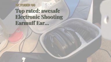 Honest review: awesafe Electronic Shooting Earmuff Ear Protection Noise Reduction for Range