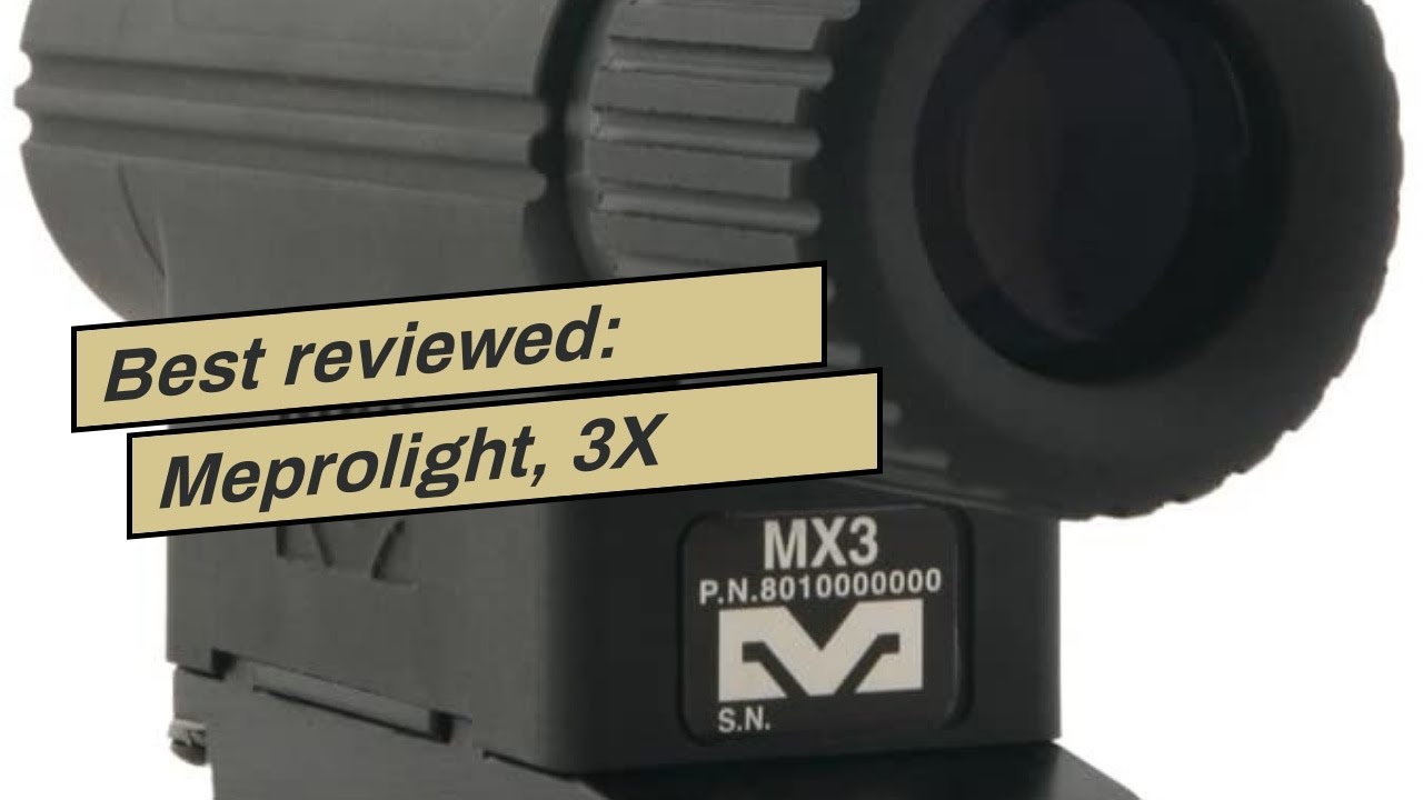 Meprolight, 3X Magnifier Reflex/Red Dot Sights With Flip Mount
