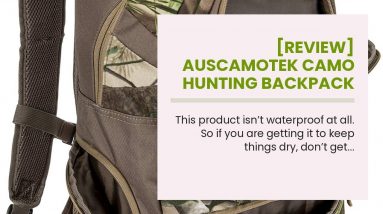 Honest review: Auscamotek Camo Hunting Backpack and Fanny Pack Waterproof
