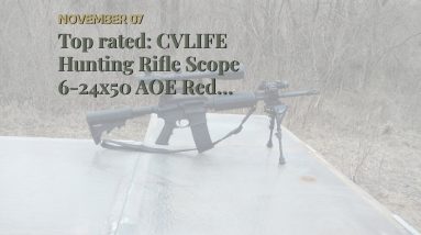 Trusted review: CVLIFE Hunting Rifle Scope 6-24x50 AOE Red and Green Illuminated Gun Scope with...