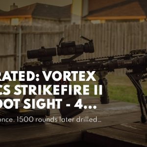 Review: Vortex Optics Strikefire II Red Dot Sight - 4 MOA Red/Green Dot