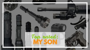 Top rated: WINDFIRE Tactical Flashlight with Picatinny Rail Mount,1200 Lumens LED Weapon Light...