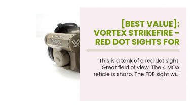 [Best Value]: Vortex Strikefire - Red Dot Sights For Shotguns