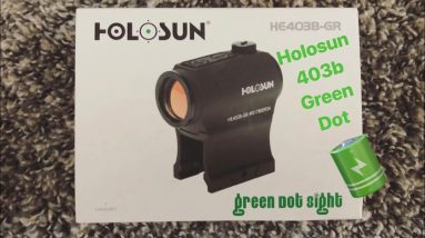 Holosun 403b green dot UNBOXING