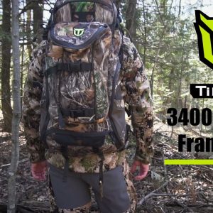 TideWe 3400cu Silent Frame Backpack | Hunting Backpack