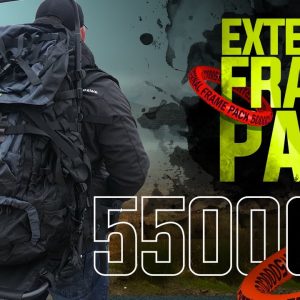 TideWe 5500cu External Frame Backpack | Hiking/Hunting Backpack