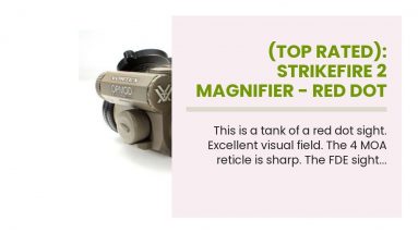 (Top Rated): Strikefire 2 Magnifier - Red Dot Sight On Pistol