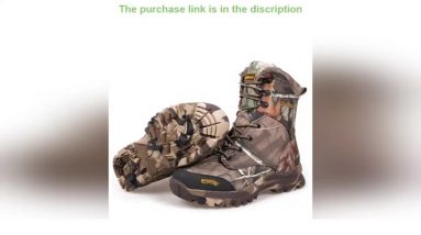 ⚡47 Large Size Bionic Camo Waterproof Thermal Snow Boots Winter Outdoor Hunting Climbing Hiking Spo