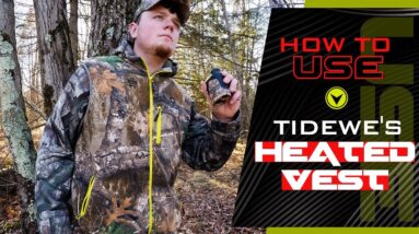 How To Use TideWe's Heated Vest