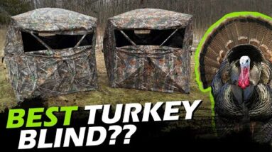 The BEST Turkey Hunting Blind?!? | TideWe Turkey Blind (See Through!)
