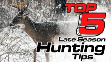 TOP 5 Late Season Hunting Tips