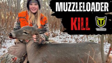 2022 Wisconsin Muzzleloader Hunt! | BIG DOE DOWN!!!