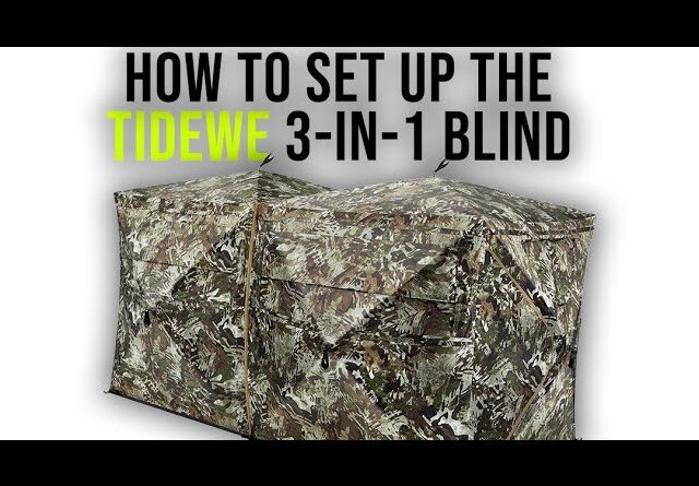 How To Set Up TideWe's 3-in-1 See Through Ground Blind