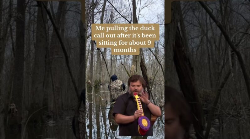 When You Haven’t Blown a Duck Call in a Year! #huntingequipment #huntingbuddy #funny