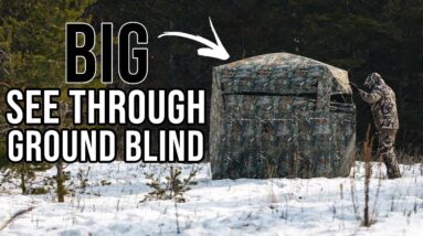 3-4 Person See Through Ground Blind!! | TideWe Outdoors Review