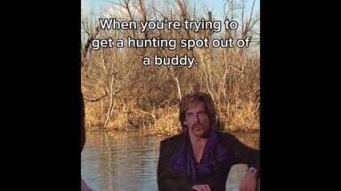 Trying to Get a Hunting Spot From a Buddy! #funny #huntingseason #deerhunting