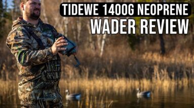 TideWe 1400g Neoprene Waders Review!!