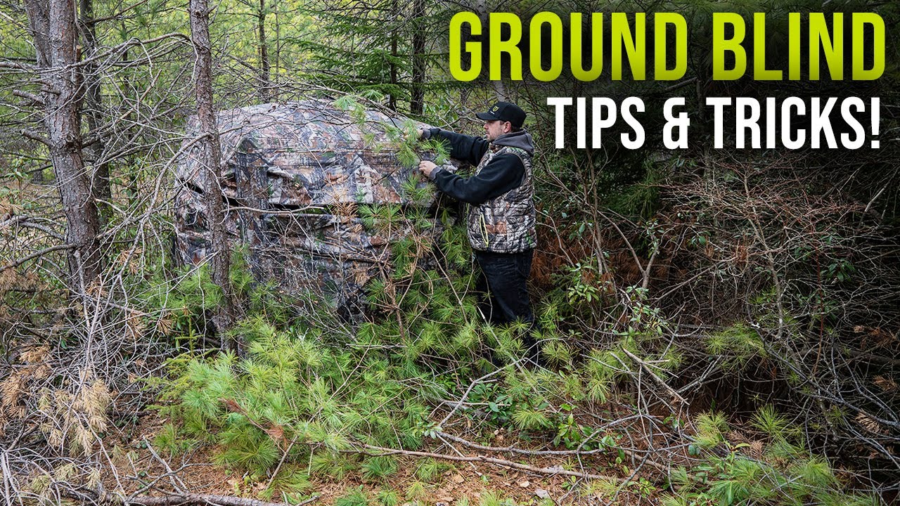 Using A TideWe See Through Blind For Turkey Hunting!! (Tips And Tricks)