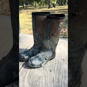 (4) Years of Concrete Work!! TideWe Rubber Boots!! #outdoorsgear #outdoorequipment