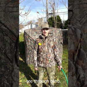Blending In👀A Hunter's Hideout 🌿#Tidewe #chirstmas #hunting #huntingblind #huntinggear #outdoors