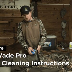 TideWe Gear Care | AquaWade Pro Wader Cleaning Instructions