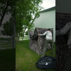 Taking down the #TideWe OptiVue See-Through Blind? See how quick and easy it is! #huntingblind