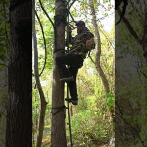 Tether tested. Tree stand approved. 💪See the TimberGhost Jacket hold strong when the hunt gets real.