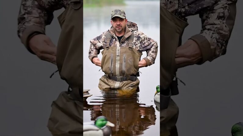 Waders that back you up every single time. Choose the pros. Choose TideWe. Hunt better. #TideWe