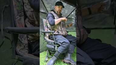 Late-fall and winter ground blind hunts are long. A heated folding chair keeps you warm! #TideWe 4 Late-fall and winter ground blind hunts are long. A heated folding chair keeps you warm! #TideWe