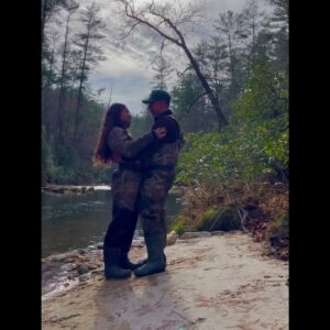 Love hits different in the great outdoors and in TideWe waders. #TideWe