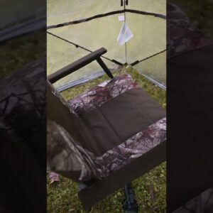 Pouring rain doesn’t change the hunting plan. Stay dry, keep the heat in, and wait it out.