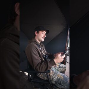 Deer ahead. Blind up. Chair? Left in the dust. 😆🦌 Shop you new TideWe gear in the new year! #TideWe