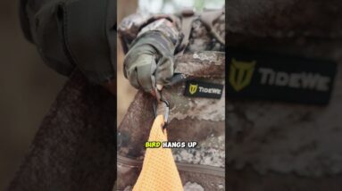 Keep your gear organized and your movement minimal. Success comes next.#TIDEWE #TurkeyHunting