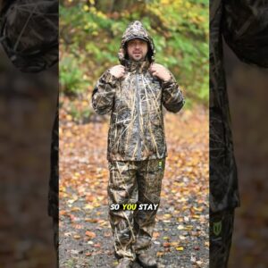 Real conditions call for real rain suits. #TIDEWE #RAINSUIT #HUNTING