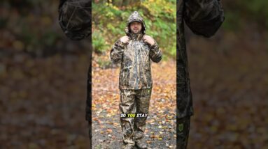 Real conditions call for real rain suits. #TIDEWE #RAINSUIT #HUNTING