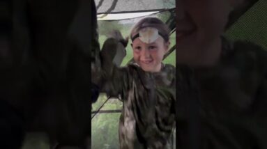Inside the blind comes a little bit of everything. 🦃 The waiting. The laughs. Big congrats, Cora.