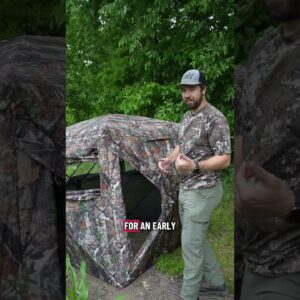 5 mistakes beginners make when choosing a hunting blind 👀🌲#TIDEWE #Hunting #HuntingBlind
