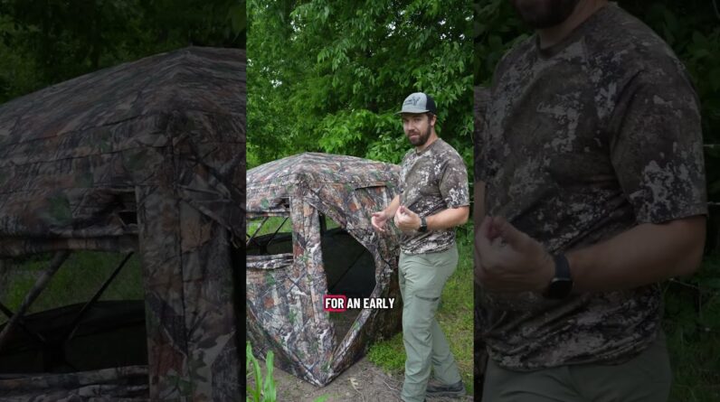5 mistakes beginners make when choosing a hunting blind 👀🌲#TIDEWE #Hunting #HuntingBlind