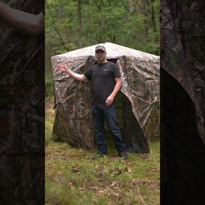 Why the VisTall 360 Ground Blind? See More. Get In Faster. Stay Ready From Every Direction.