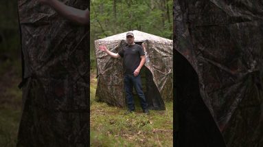 Why the VisTall 360 Ground Blind? See More. Get In Faster. Stay Ready From Every Direction.