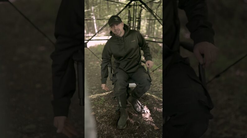 Uneven ground? Level your seat, not the ground. TIDEWE hunting chair keeps you level and comfortable