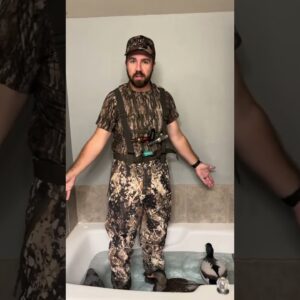Practice makes perfect. Even when it looks a little ridiculous. 🦆Duck season, we’re getting ready!