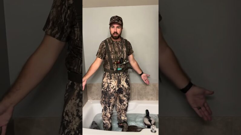 Practice makes perfect. Even when it looks a little ridiculous. 🦆Duck season, we’re getting ready!