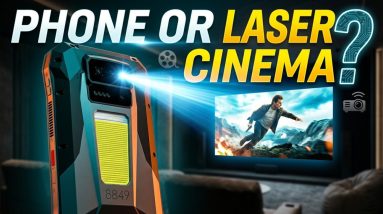 THIS PHONE HAS A BUILT IN LASER CINEMA! – 8849 TANK X Review!