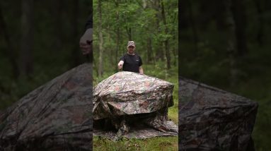 TIDEWE VisTall 360 Ground Blind Setup | Under 30 Seconds