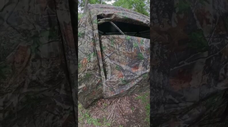 The TIDEWE VisTall 360 is ready for your next hunt, featuring oversized, adjustable windows.
