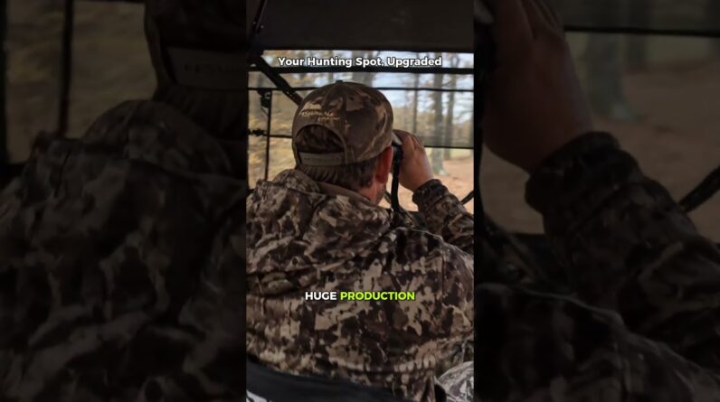 Don’t hunt the blind. Hunt the deer. Adapt your ground blind setup and hunt smarter! #TIDEWE