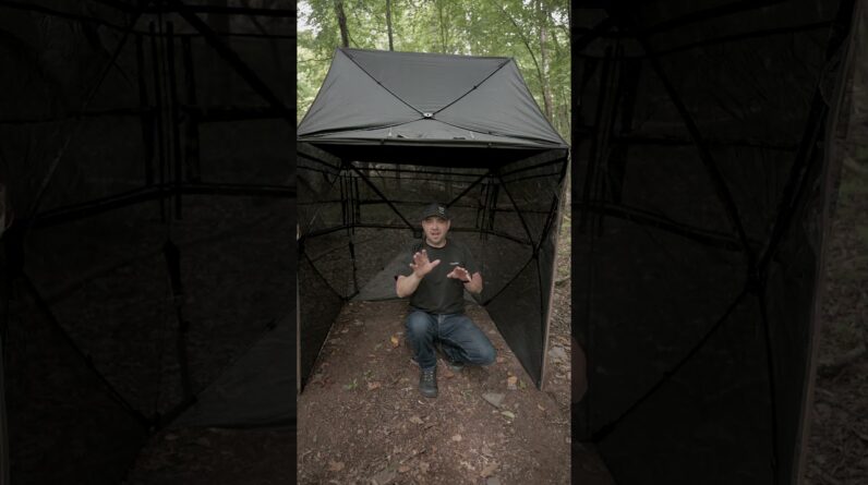 A full-panel door makes getting in and out of your TIDEWE ground blind easier. See the upgraded VisX