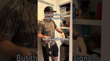 You know the signs. 😂#TIDEWE #HuntingLife #WhitetailHunting